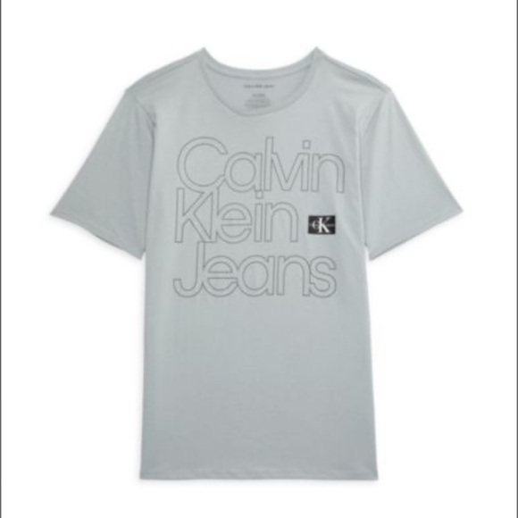 NWT Calvin Klein Jeans Boy’s Logo Graphic Tee - Picture 1 of 2